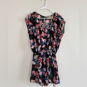 Show Me Your MuMu Black Floral Romper